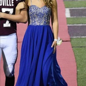 Coya Collection formal/prom/pageant dress royal blue size S